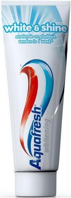 AQUAFRESH WHITE & SHINE WHITENING TANDPASTA TUBE 75 ML, Verzenden, Nieuw