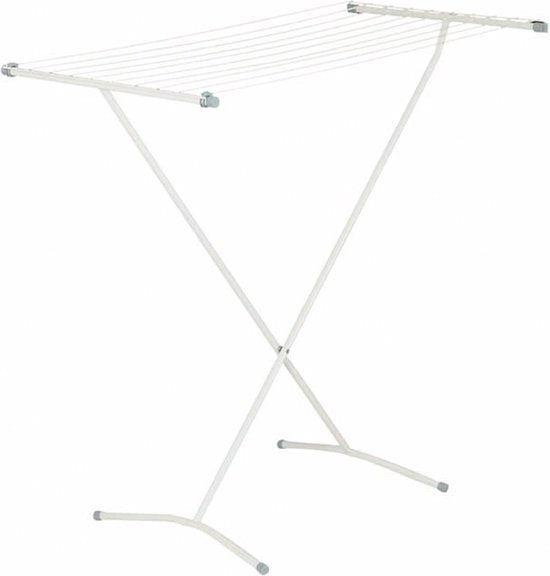 2dekans | BRASQ Droogrek Staand Wit - 8 meter - Wasdroger -, Tuin en Terras, Droogmolens en Wasrekken, Zo goed als nieuw, Ophalen of Verzenden