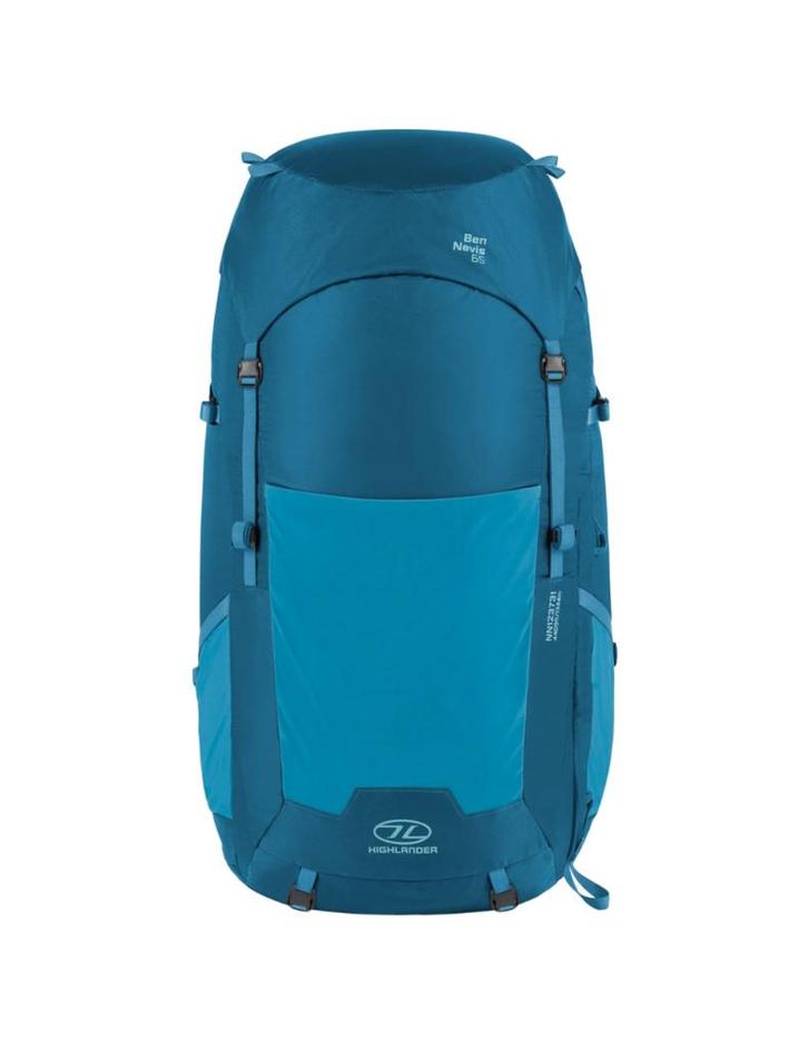 Highlander rugzak Ben Nevis Petrol backpack voor heren 65..., Sieraden, Tassen en Uiterlijk, Tassen | Rugtassen, Nieuw, Trekking