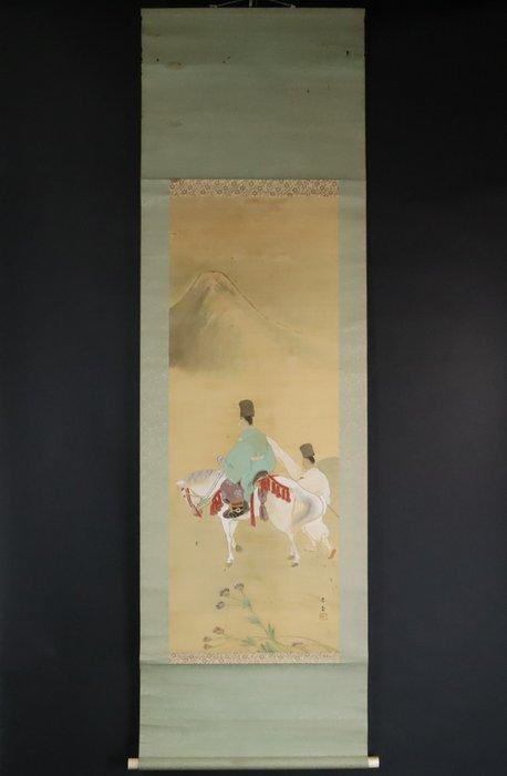 Set ophangbare wandtapijten – Hry-ji-tempel door Watanabe, Antiek en Kunst, Antiek | Overige Antiek
