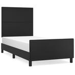 Bedframe 80x200 Zwart | Retourdeal | 55% Korting, Overige materialen, Eenpersoons, Zwart, Nieuw