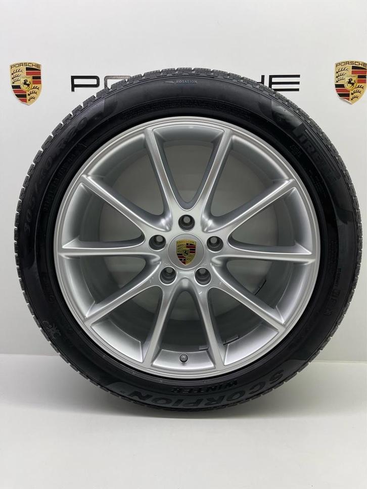 Porsche Cayenne E3 ORIGINELE 20 Design met winterbanden 8 mm, Auto-onderdelen, Banden en Velgen, 20 inch, Winterbanden, 305 mm