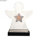 Engel theelichthouder Papiermaché 9×7 cm, 2×11 cm, Ophalen of Verzenden, Nieuw