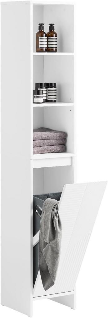 2dekans | SoBuy Kast - BZR158-W - MDF - Max. 21kg. -, Huis en Inrichting, Badkamer | Badkamermeubels, Zo goed als nieuw, Ophalen of Verzenden