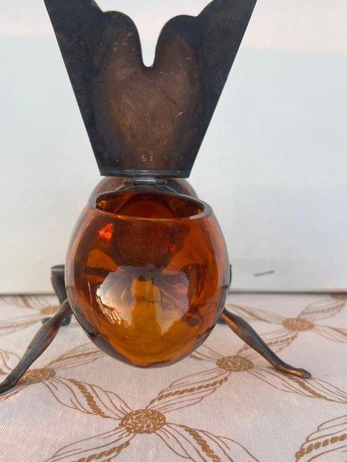 Keukencontainer - Glas, Verzilverd, Antiek en Kunst, Antiek | Keukenbenodigdheden