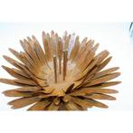 Roest decoratie plugchrysant | op balk | Patina, Nieuw, Verzenden