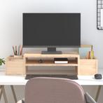 vidaXL Monitorstandaard 70x27,5x15 cm massief grenenhout, Verzenden, Nieuw