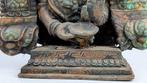 Beeld, Groot tempelbeeld Bhairava - 322 cm - koper brons