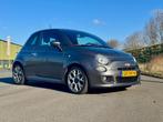 Fiat 500 0.9 Twinair C 2015 Grijs, Auto's, Fiat, Keurmerk '100% Onderhouden', Zwart, Parkeerassistent, Nieuw