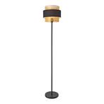 lux.pro Staande lamp Albans vloerlamp 160x30 cm zwart en gou, Huis en Inrichting, Lampen | Vloerlampen, Nieuw, Verzenden