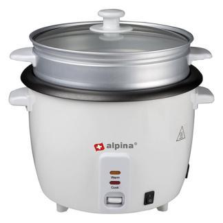 Rijstkoker | Alpina | 1.8 liter (700W, Binnenpan, Stoommand), Witgoed en Apparatuur, Rijstkokers, Nieuw, Verzenden