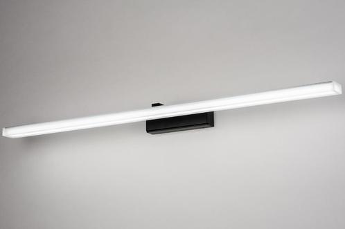 Rietveld Wandlampen - Wit, Zwart - Kunststof, Huis en Inrichting, Lampen | Wandlampen, Verzenden