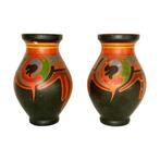 2 Gouda vazen - Plateel, Antiek en Kunst