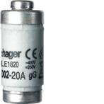 Hager D02 Smeltveiligheid 20A 400V Met Indicator - LE1820 [5, Verzenden, Nieuw, Overige typen