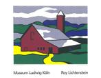 Roy Lichtenstein, (after) - Red Barn II - (VERY LARGE) -