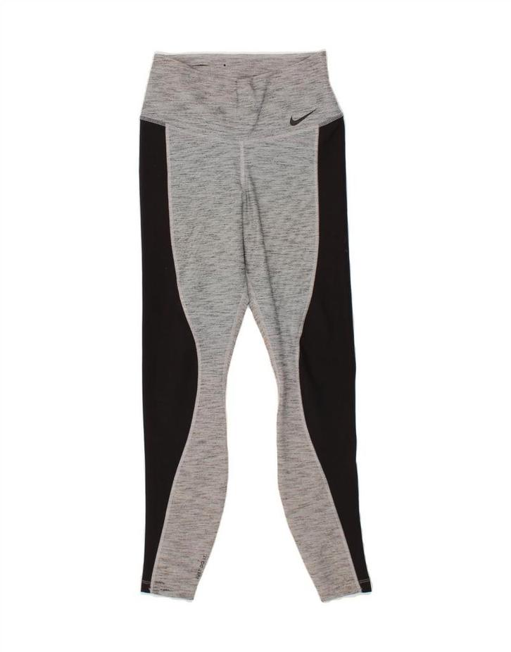 NIKE Womens Dri Fit High Waist Leggings UK 8 Small   Grey, Kleding | Dames, Leggings, Maillots en Panty's, Verzenden