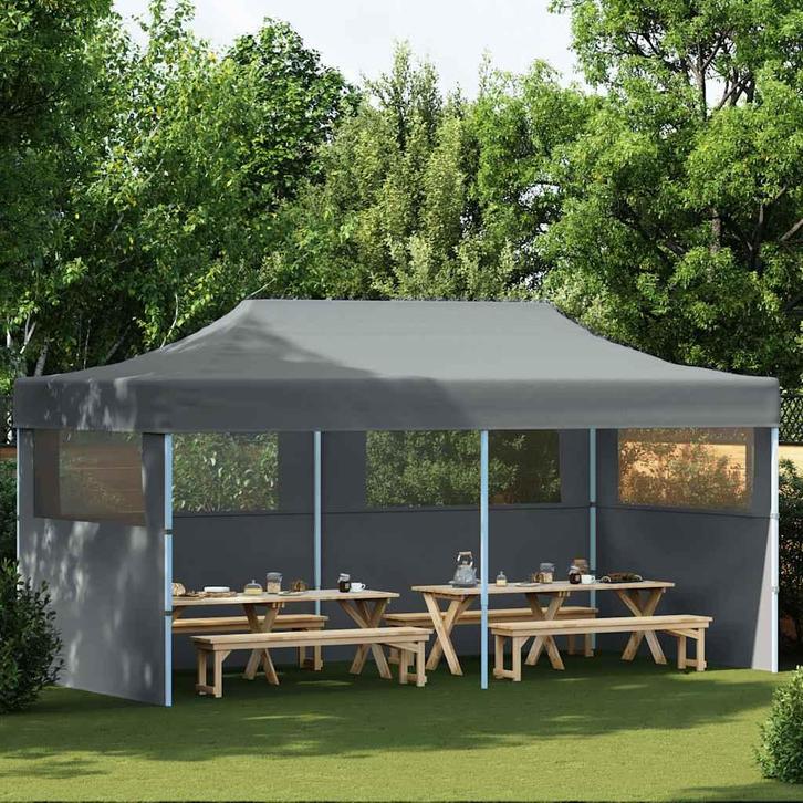 vidaXL Partytent pop-up inklapbaar met zijwanden 3x6 m, Tuin en Terras, Partytenten, Partytent, Nieuw, Verzenden