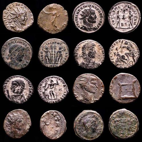 Romeinse Rijk. Lot comprising eight (8) coins: III-IV, Postzegels en Munten, Munten | Europa | Niet-Euromunten