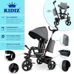 KIDIZ® 5in1 Kinderfiets - Loopfiets - Driewieler - Grijs, Verzenden, Zo goed als nieuw