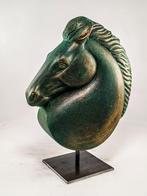 Salvatore Alibrio - Testa di cavallo - bronze effect, Antiek en Kunst