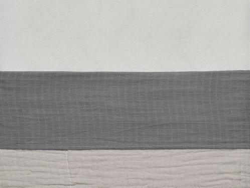 Jollein Wrinkled Cotton Storm Grey 75 x 100 cm Wieglaken, Kinderen en Baby's, Dekens, Slaapzakjes en Inbakerproducten, Nieuw, Verzenden