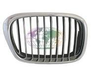 BMW 5 SERIE E39, 2000-2003 - GRILLE, chrome chrome zwart,..., Auto-onderdelen, Overige Auto-onderdelen, Nieuw, BMW, Verzenden