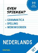 Boek Even Spieken - Nederlands grammatica, spelling, (set) (, Verzenden, Zo goed als nieuw