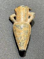 Oud-Romeins Lood Mooie votief-amulet-hanger in de vorm van