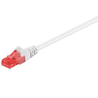 Internetkabel | Cat6 U/UTP | 2 meter (Wit), Computers en Software, Pc- en Netwerkkabels, Nieuw, Verzenden