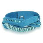 Mix Braid Blauwe Armband van Spark Jewelry