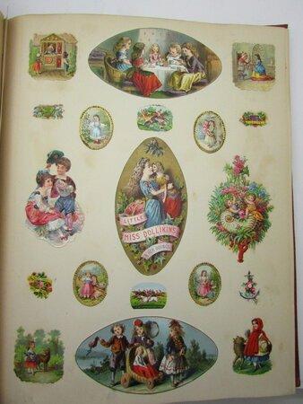 19th Century Scraps / Cuts Album - 1865-1872, Antiek en Kunst, Antiek | Boeken en Bijbels