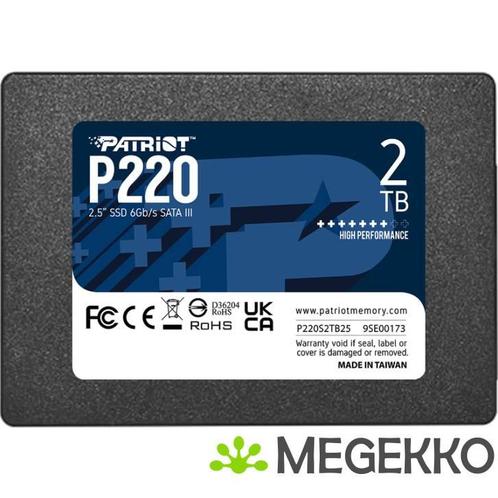 Patriot Memory P220 2TB 2.5  2000 GB SATA III, Computers en Software, Harde schijven, Nieuw, Verzenden