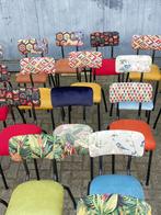 Schoolstoel vintage eetkamerstoel | hand gemaakt |, Huis en Inrichting, Nieuw, Vijf, Zes of meer stoelen, Metaal, Modern scandinavisch japandi