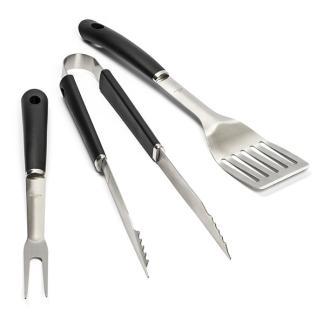 BBQ gereedschapset | Gardalux | 3-delig (Tang, Spatel, Vork), Tuin en Terras, Barbecue-accessoires, Nieuw, Verzenden