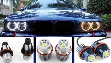 BMW Angel Eyes LED lampen set 1-5-6 of 7 serie X3 en X5 beschikbaar voor biedingen