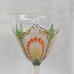 Theresienthal - Wijnglas - Wijnglas met emaille, Antiek en Kunst, Antiek | Glas en Kristal