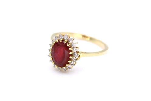 Zonder Minimumprijs - Ring - 14 karaat Geel goud - 2.30ct., Sieraden, Tassen en Uiterlijk, Ringen