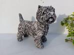 Beeld, Yorkshire Terrier - 29 cm - cast stone