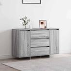 vidaXL Dressoir met lade Grijs sonoma 120 x 41 x 75 cm, Verzenden, Nieuw, Overige houtsoorten, Minder dan 50 cm