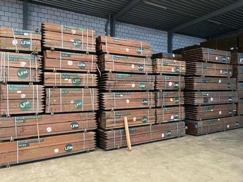 azobe 7x7 hardhouten tuinpaal ZELFS 5 M gepunt LAAGSTE PRIJS, Tuin en Terras, Palen, Balken en Planken, Palen, Nieuw, Hardhout