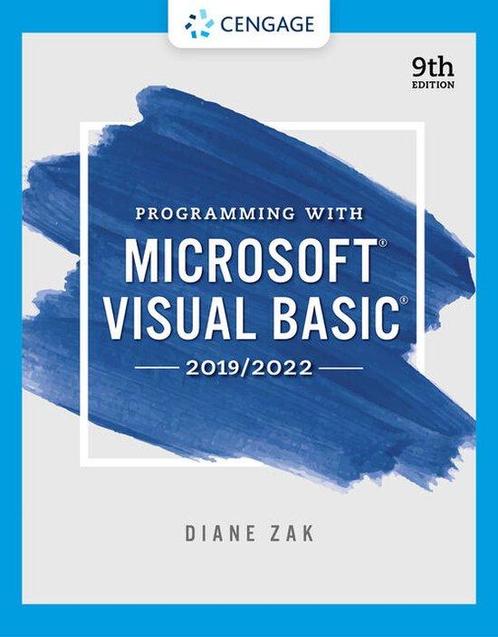 9780357674000 Programming With Microsoft Visual Basic 201..., Boeken, Studieboeken en Cursussen, Nieuw, Verzenden