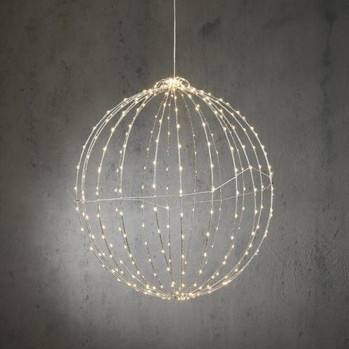 Kerstverlichting Bal met Klassiek Witte LED Lampjes - Ø50 cm, Diversen, Kerst, Nieuw, Verzenden