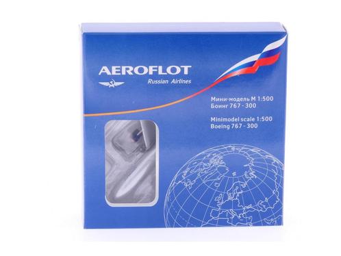 Schaal 1:500 Herpa 504478 Aeroflot Boeing 767-300 Reg. VP..., Hobby en Vrije tijd, Modelbouw | Vliegtuigen en Helikopters, Gebruikt