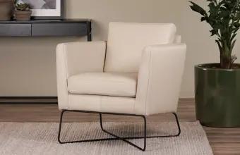 Moderne leren fauteuils, Huis en Inrichting, Fauteuils, Nieuw, Leer, Ophalen of Verzenden