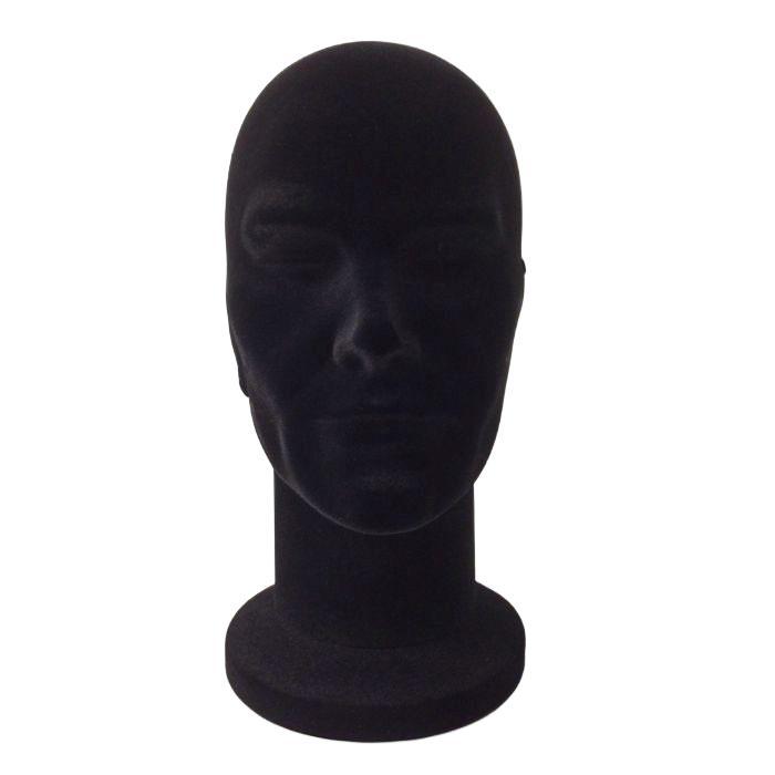 Hoofd - Heer - Zwart Flock - Ware Grootte, Zakelijke goederen, Kantoor en Winkelinrichting | Winkel en Inventaris