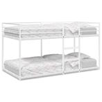Stalen Stapelbed 80x200 Wit - Sterk & Goedkoop! Tweedekansje, Ophalen of Verzenden, Nieuw, Stapelbed