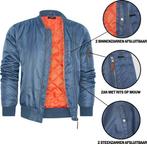 2dekans | Cappuccino Italia - Heren Jas zomer Navy Seal, Kleding | Heren, Ophalen of Verzenden, Zo goed als nieuw, Blauw, Cappuccino
