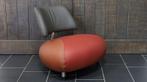 Leolux Pallone fauteuil rood bruin grijs REFURBISHED
