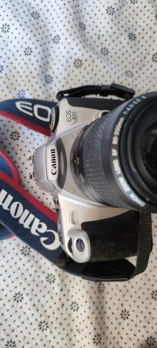 Canon EOS 300 + 35–80mm / Olympus Mju III wide 100 / Chinon, Audio, Tv en Foto, Fotocamera's Analoog