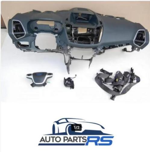 Dashboard + Airbags + Veiligheidsgordels Ford C-max MK2, Auto-onderdelen, Dashboard en Schakelaars, Gereviseerd, Ford, Verzenden